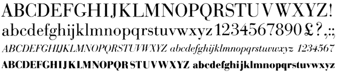 Шрифт bodoni кириллица